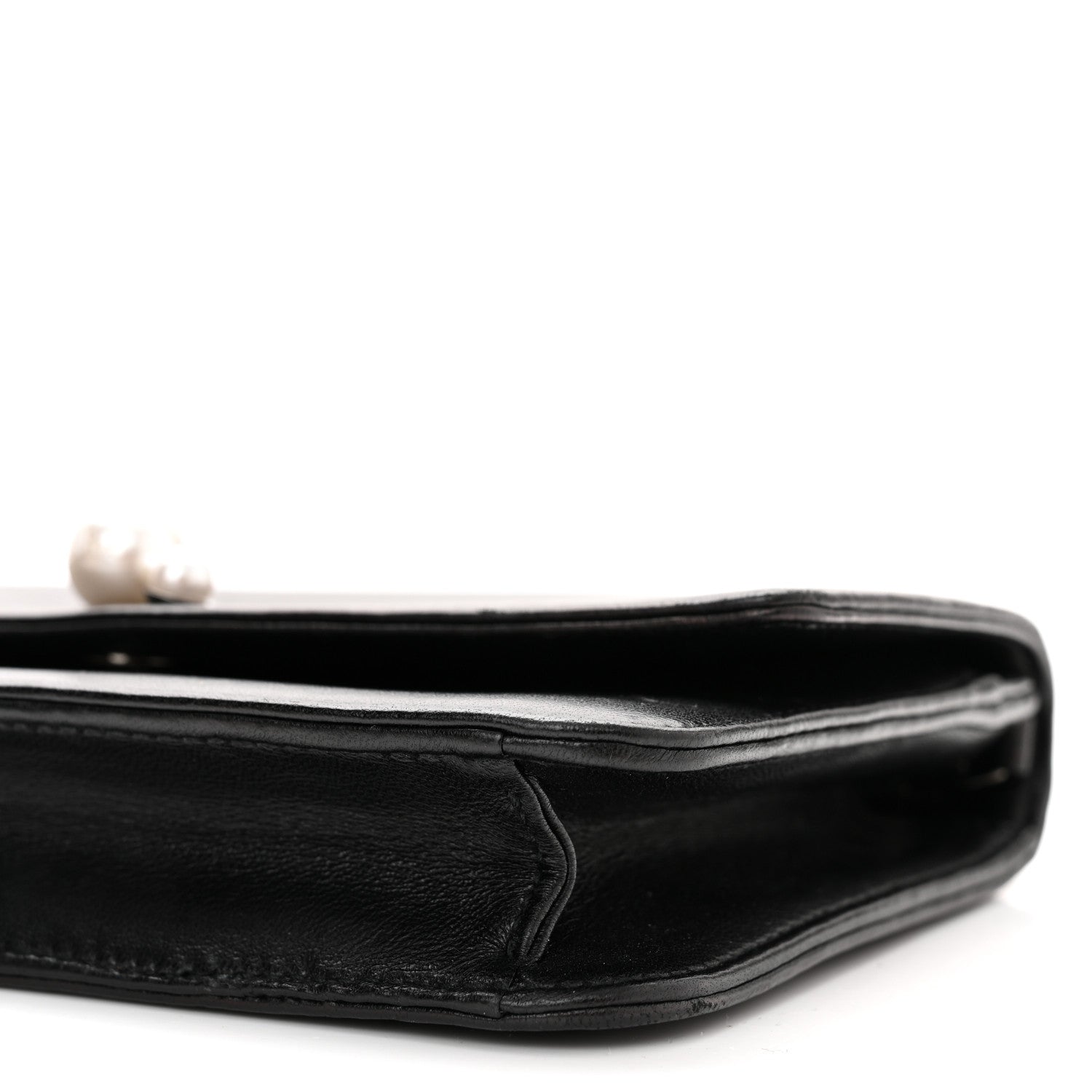 Christian Dior Smooth Lambskin Tribale Chain Wallet Black 10 of 10