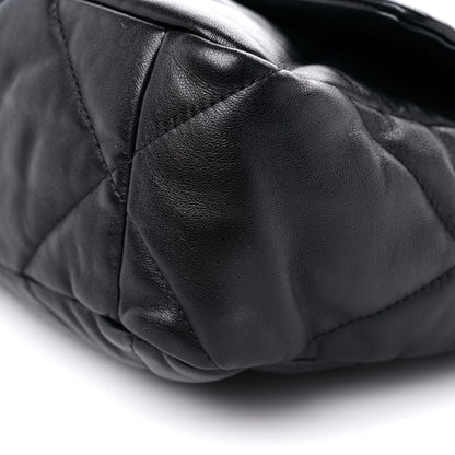 Chanel Lambskin Quilted Large Chanel 19 Flap Black 9 of 9