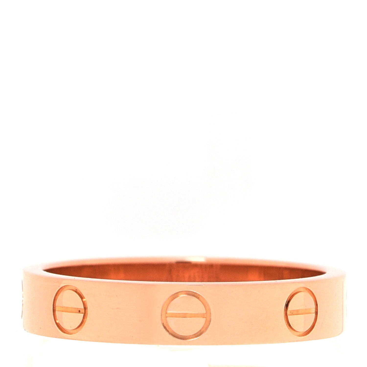 Cartier 18K Pink Gold 3.5mm LOVE Wedding Band Ring 52 6 3 of 5