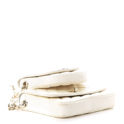 Chanel Lambskin Quilted Side Packs White 4 of 11