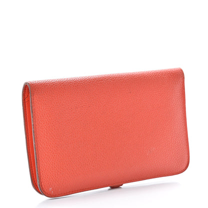 Hermes Togo Dogon Duo Wallet Capucine 4 of 17