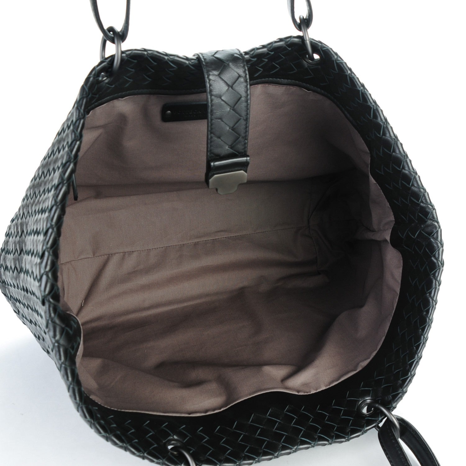 Bottega Veneta Nappa Intrecciato Capri Large Tote Nero Black 5 of 8