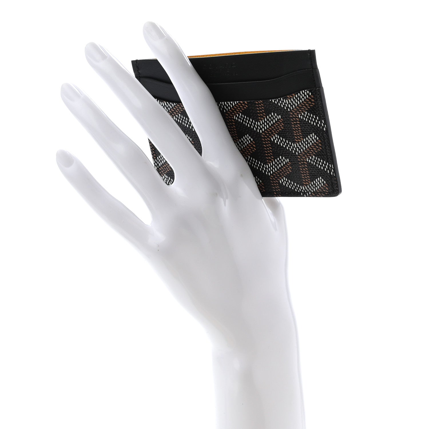 Goyard Goyardine Saint Sulpice Card Holder Black 2 of 6