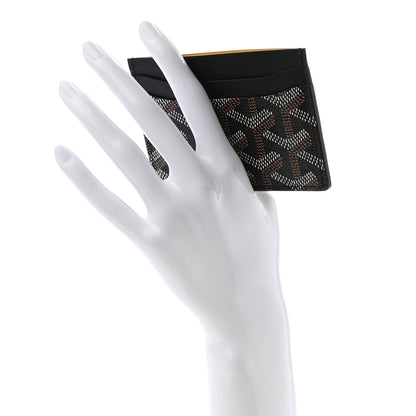 Goyard Goyardine Saint Sulpice Card Holder Black 2 of 6