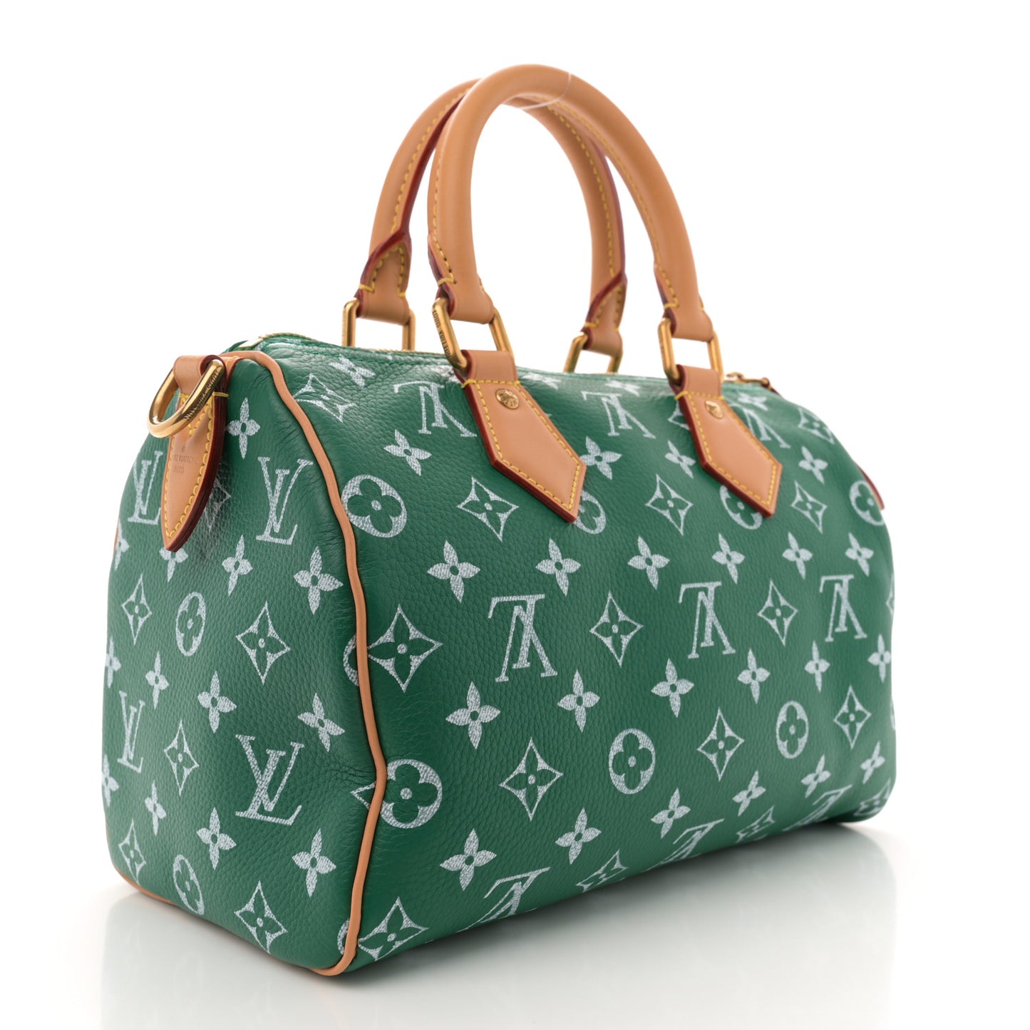 Calfskin Monogram Speedy P9 Bandouliere 25 Green