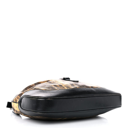 Gucci Lizard Jackie O Hobo Brown 3 of 26