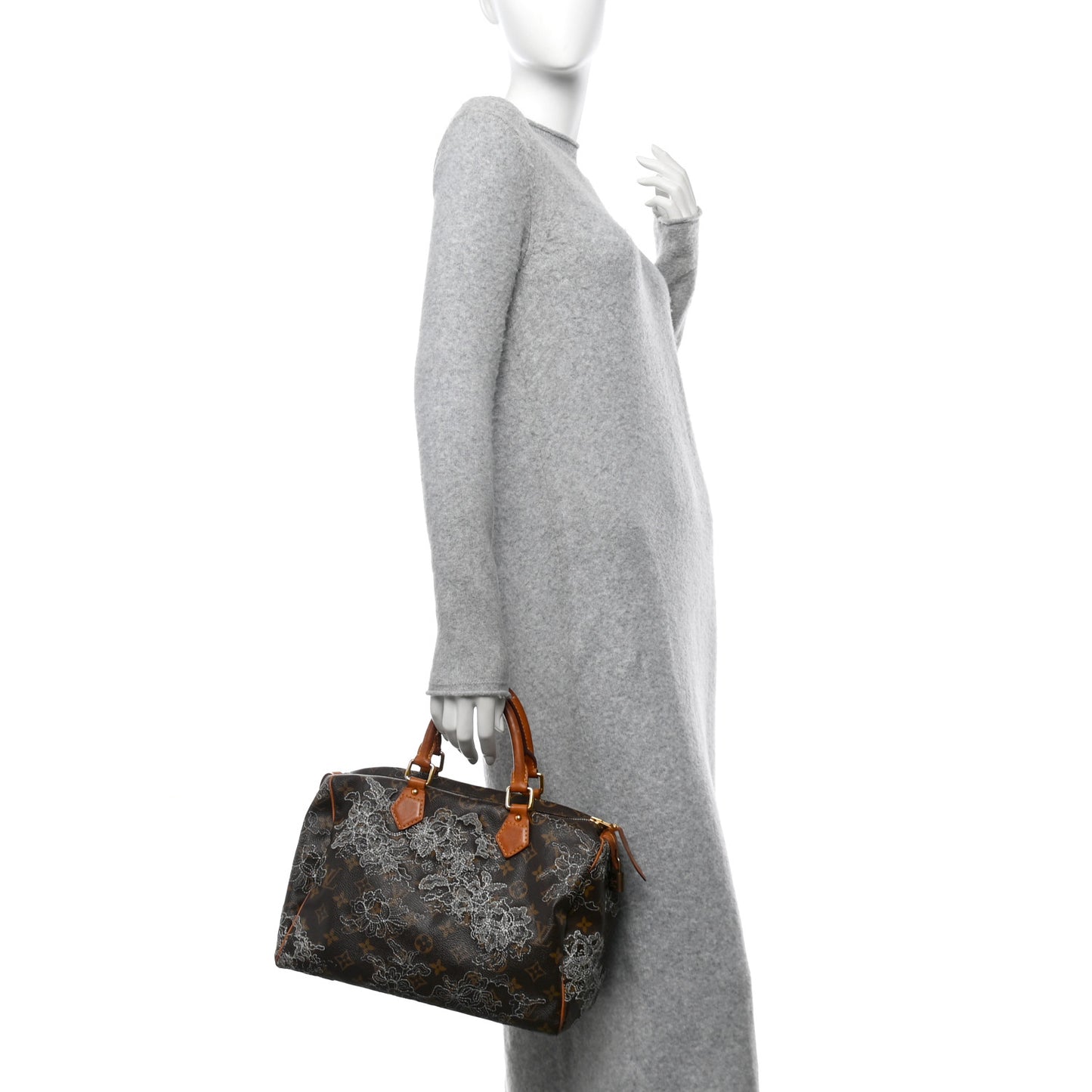Monogram Dentelle Speedy 30 Silver