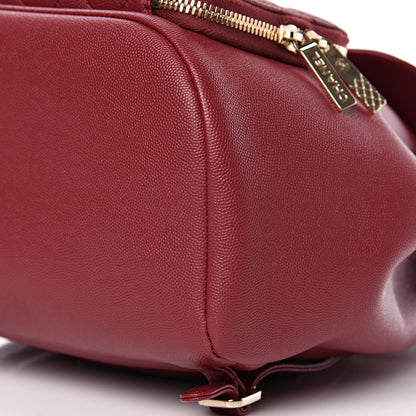 Chanel Caviar Quilted Business Affinity Backpack Burgundy 9 of 10
