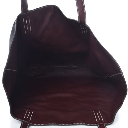 Hermes Sikkim Double Sens 45 Reversible Tote Black Prune 5 of 10