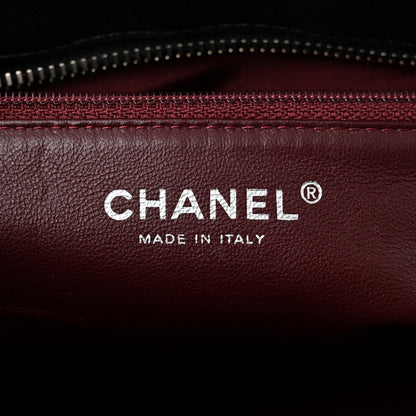 Chanel Lambskin Quilted Shopping Tote Black 6 of 10