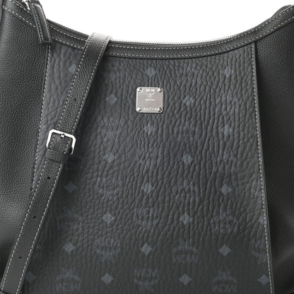 MCM Visetos Medium Luisa Hobo Black 7 of 9