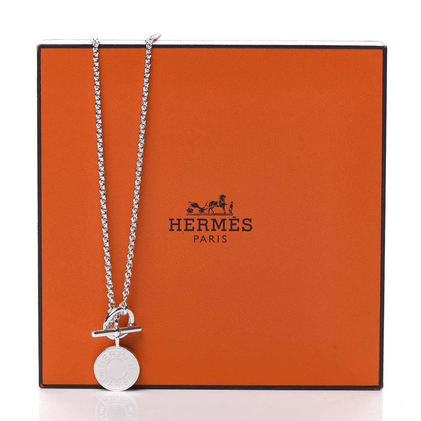 Sterling Silver Amulettes H Confettis Pendant Necklace