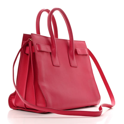 Saint Laurent Calfskin Small Sac De Jour Lipstick Pink 2 of 10