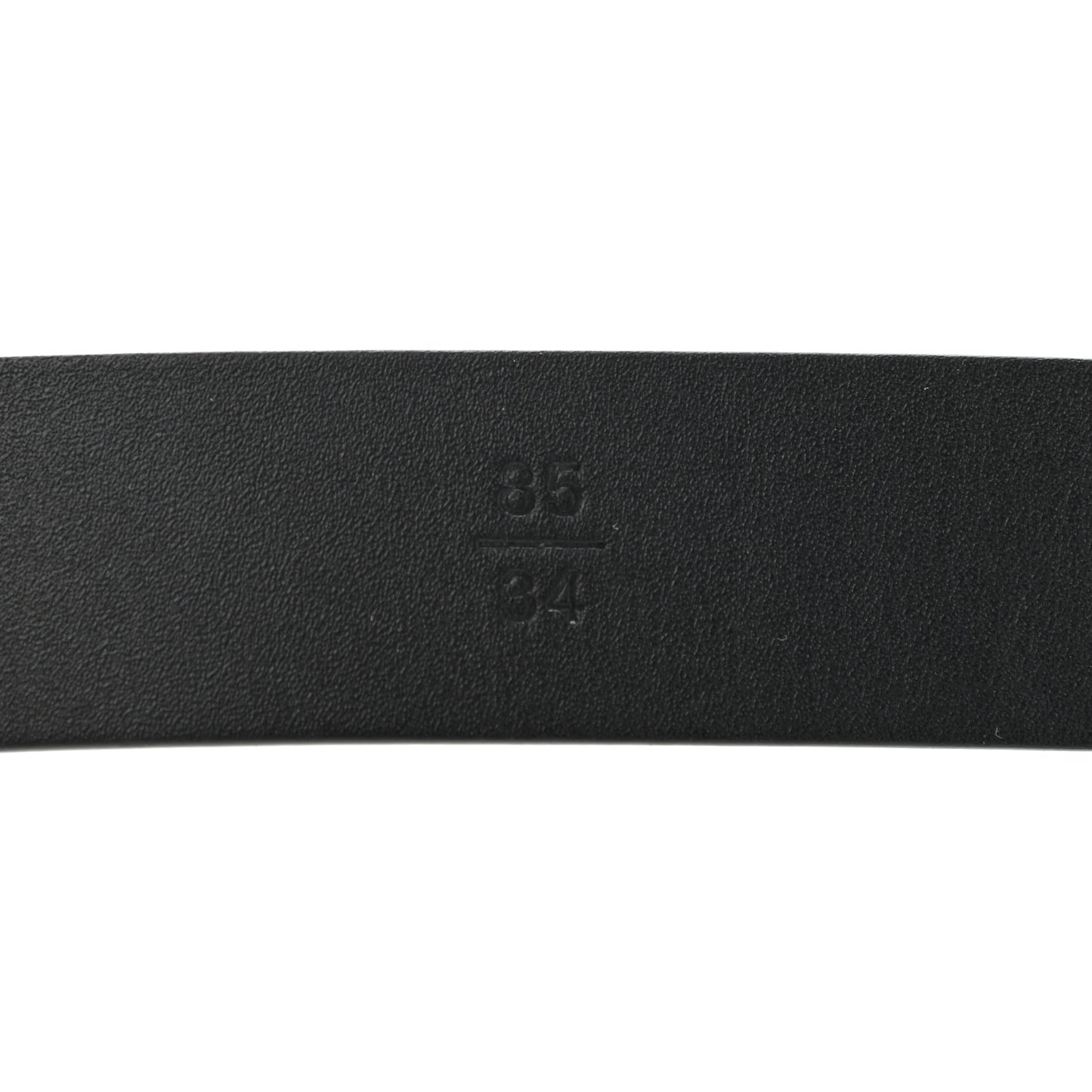 Calfskin CC Chain Vintage Allure Logo Belt 85 34 Black