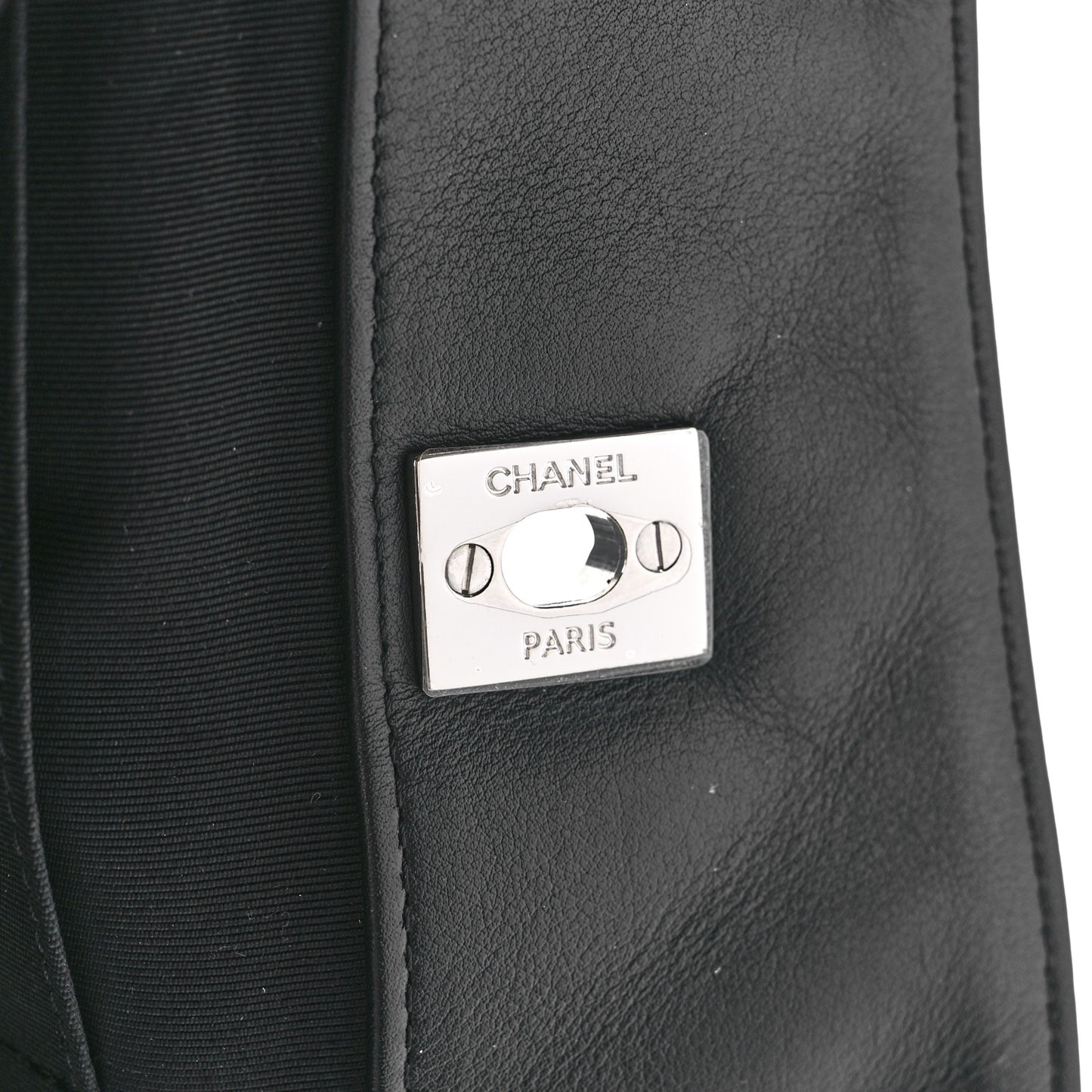 Calfskin Quilted Timeless Tote Black