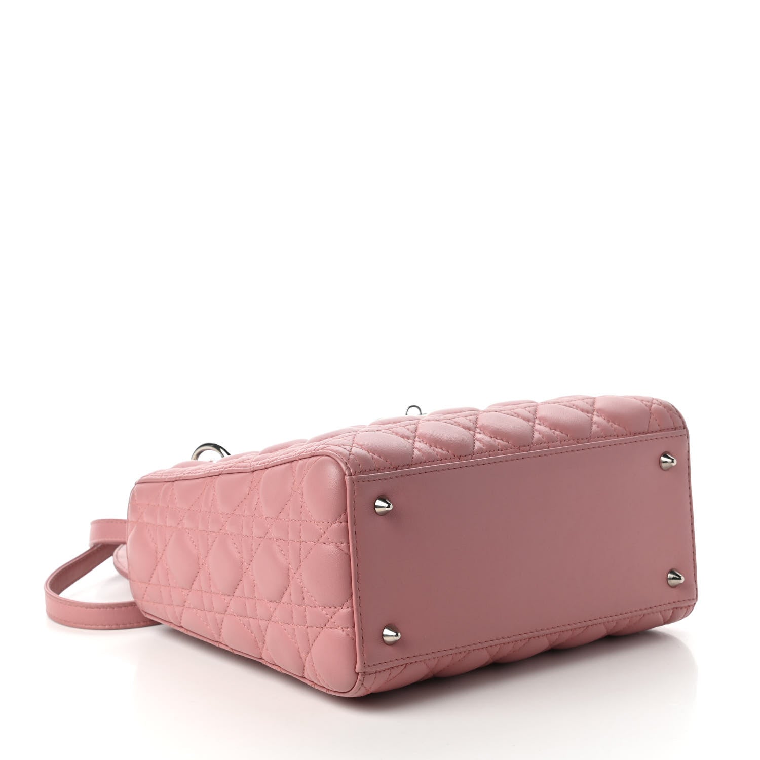 Christian Dior Lambskin Cannage Medium Lady Dior Pink 4 of 10
