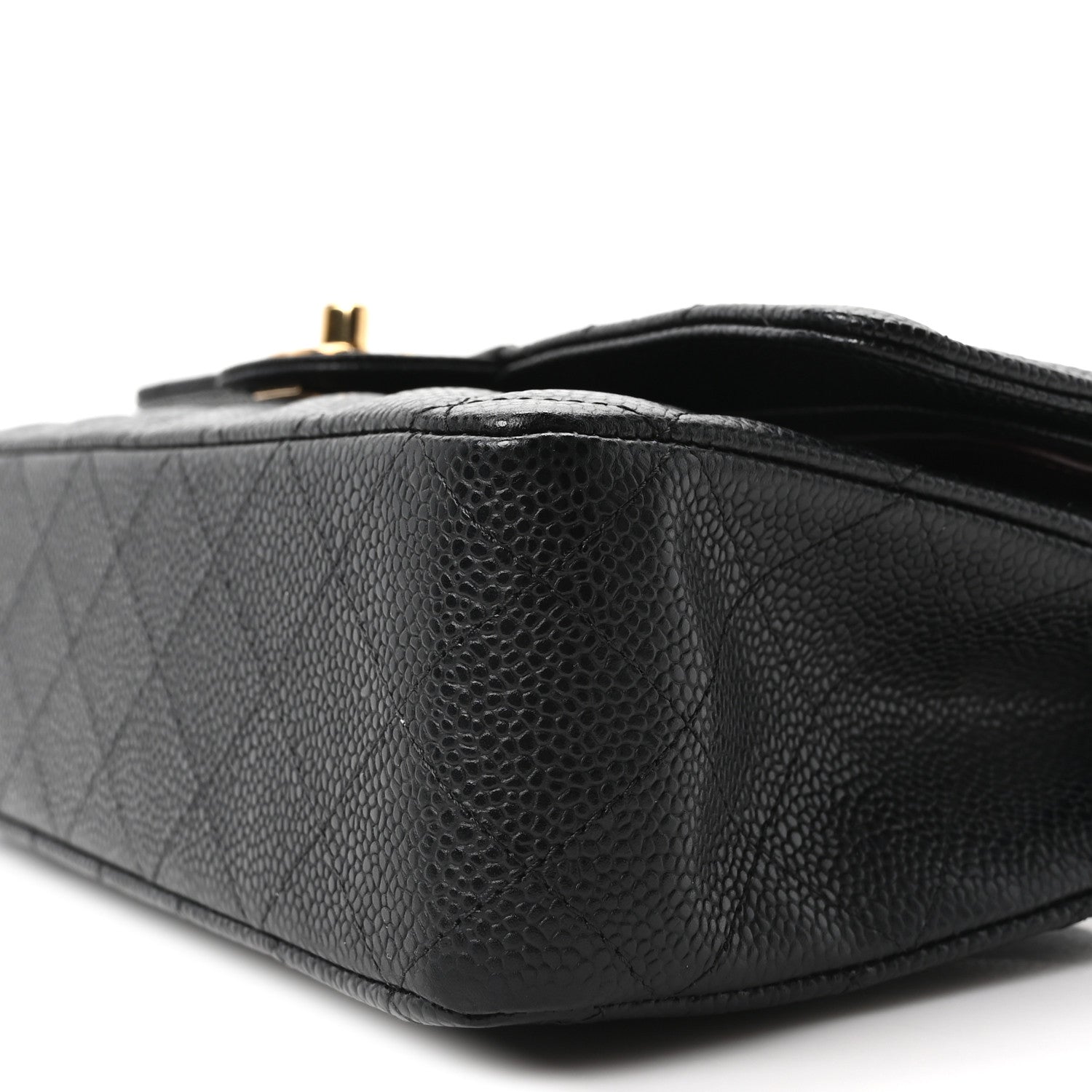 Chanel Caviar Quilted Medium Double Flap Black 10 of 11