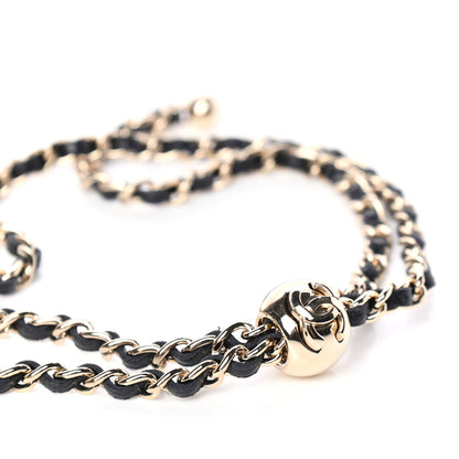 Chanel Lambskin Quilted iPhone XII Holder With Chain Black 4 of 4