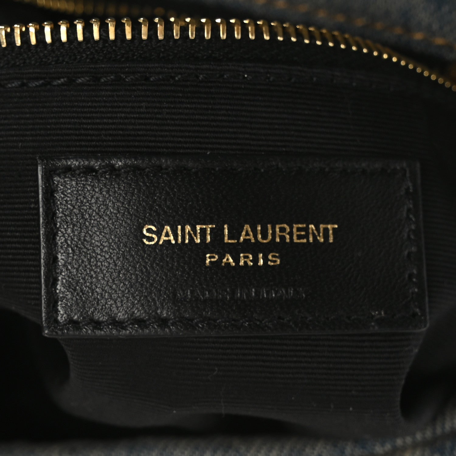 Saint Laurent Denim Quilted Toy Loulou Puffer Monogram Chain Satchel Blue Cinnamon 6 of 10