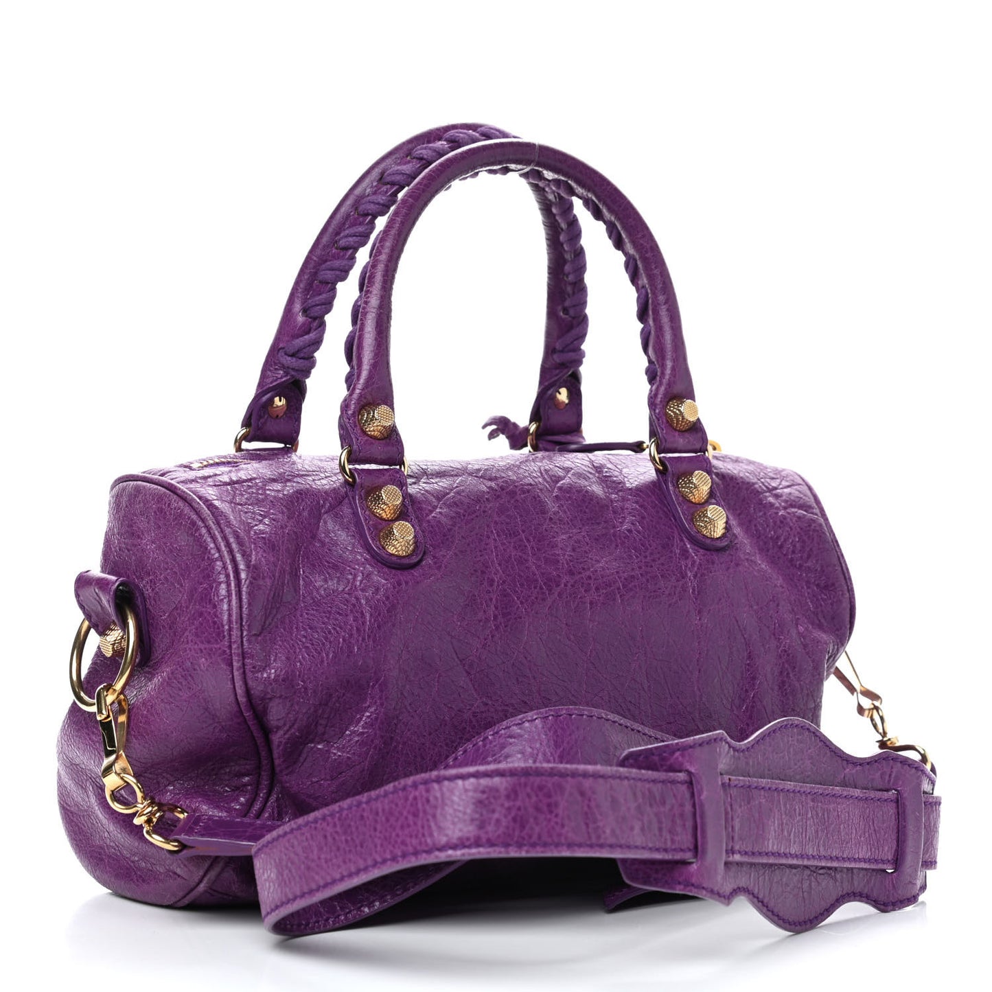 Agneau Giant 21 Gold Hardware Mini Twiggy Ultraviolet