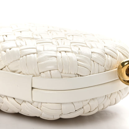 Bottega Veneta Calfskin Intrecciato Knot On Strap Bone 9 of 9