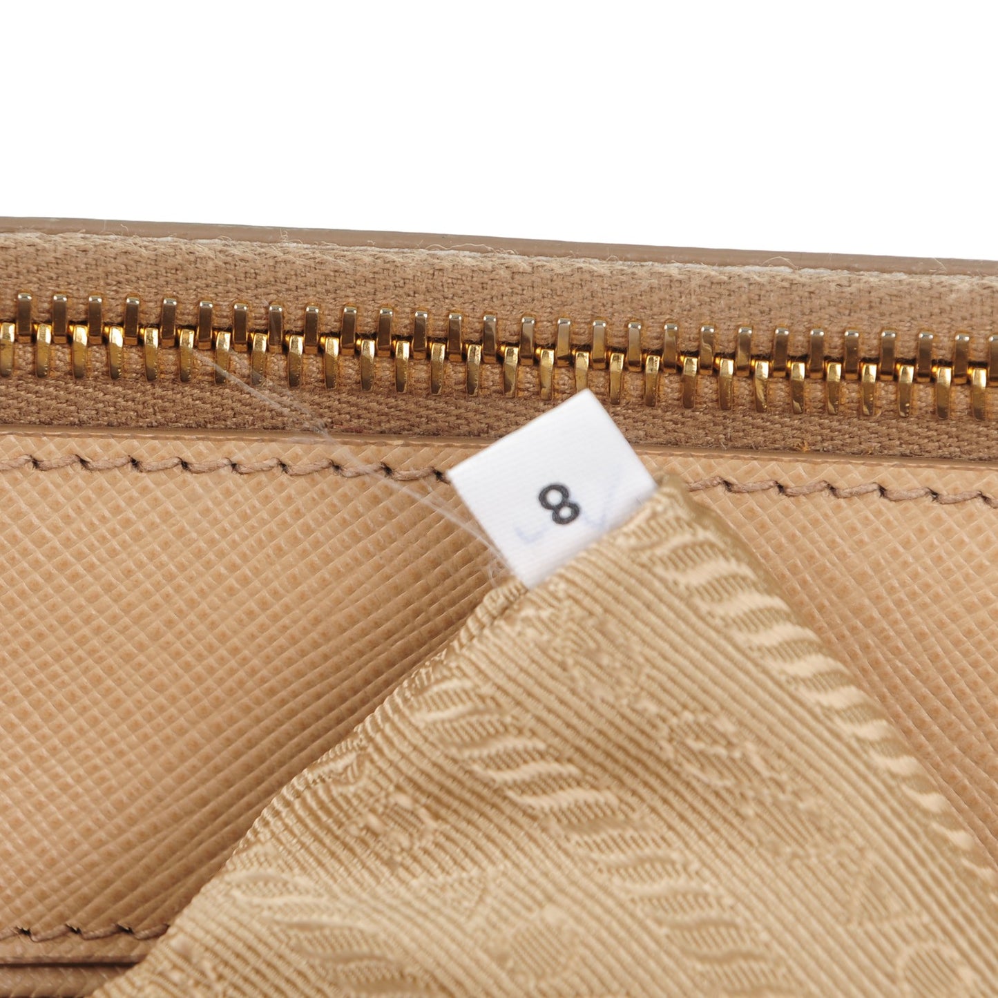 Saffiano Large Galleria Double Zip Tote Sabbia
