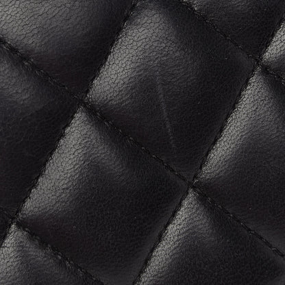 Chanel Lambskin Quilted Medium Double Flap Black 11 of 15