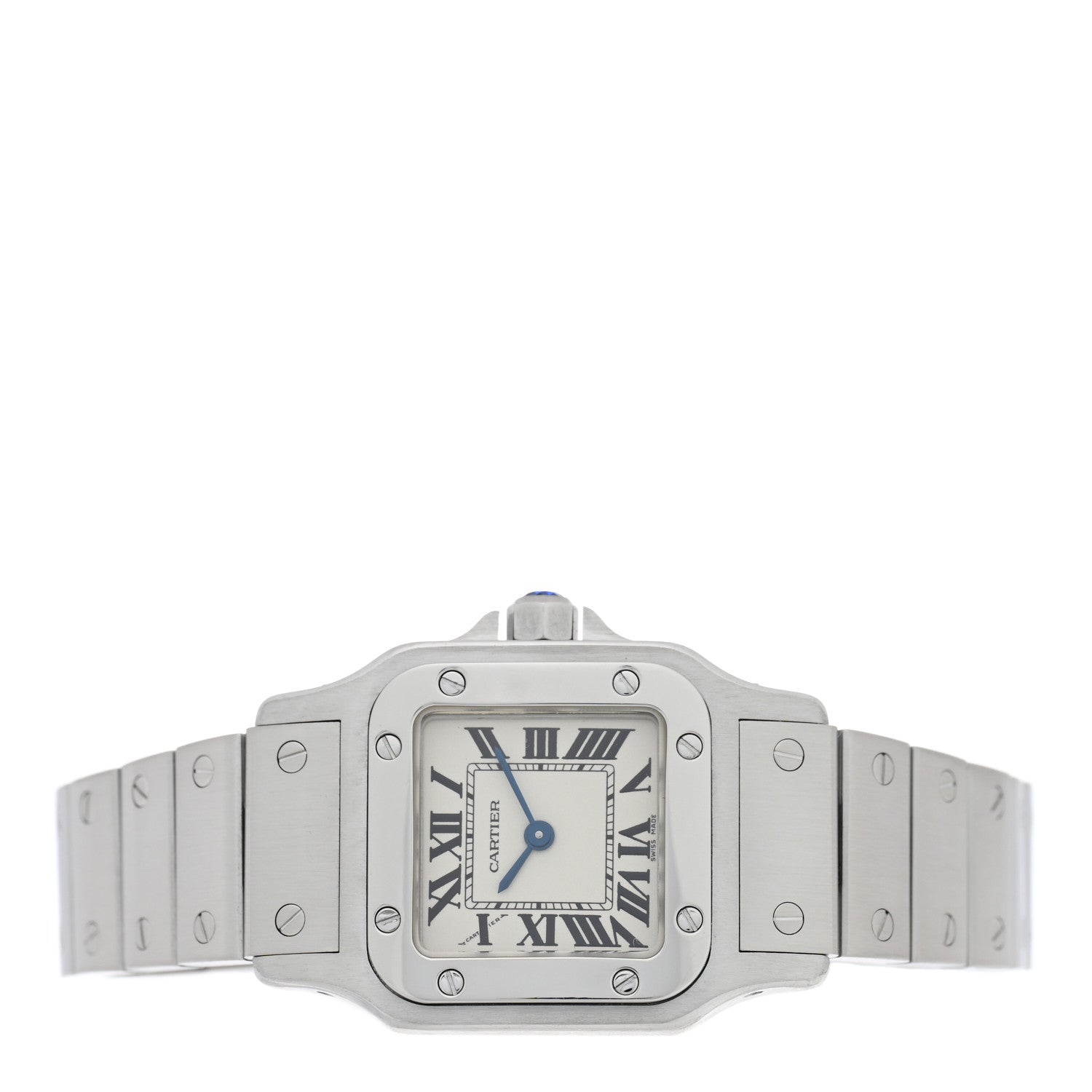 Cartier Stainless Steel 24mm Santos de Cartier Galbee Quartz Watch 2 of 4