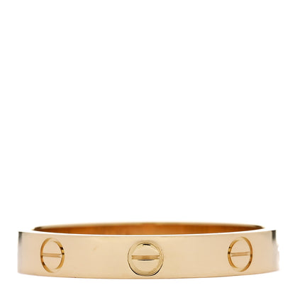 Cartier 18K Yellow Gold 3.5mm LOVE Wedding Band Ring 63 10.25 3 of 5
