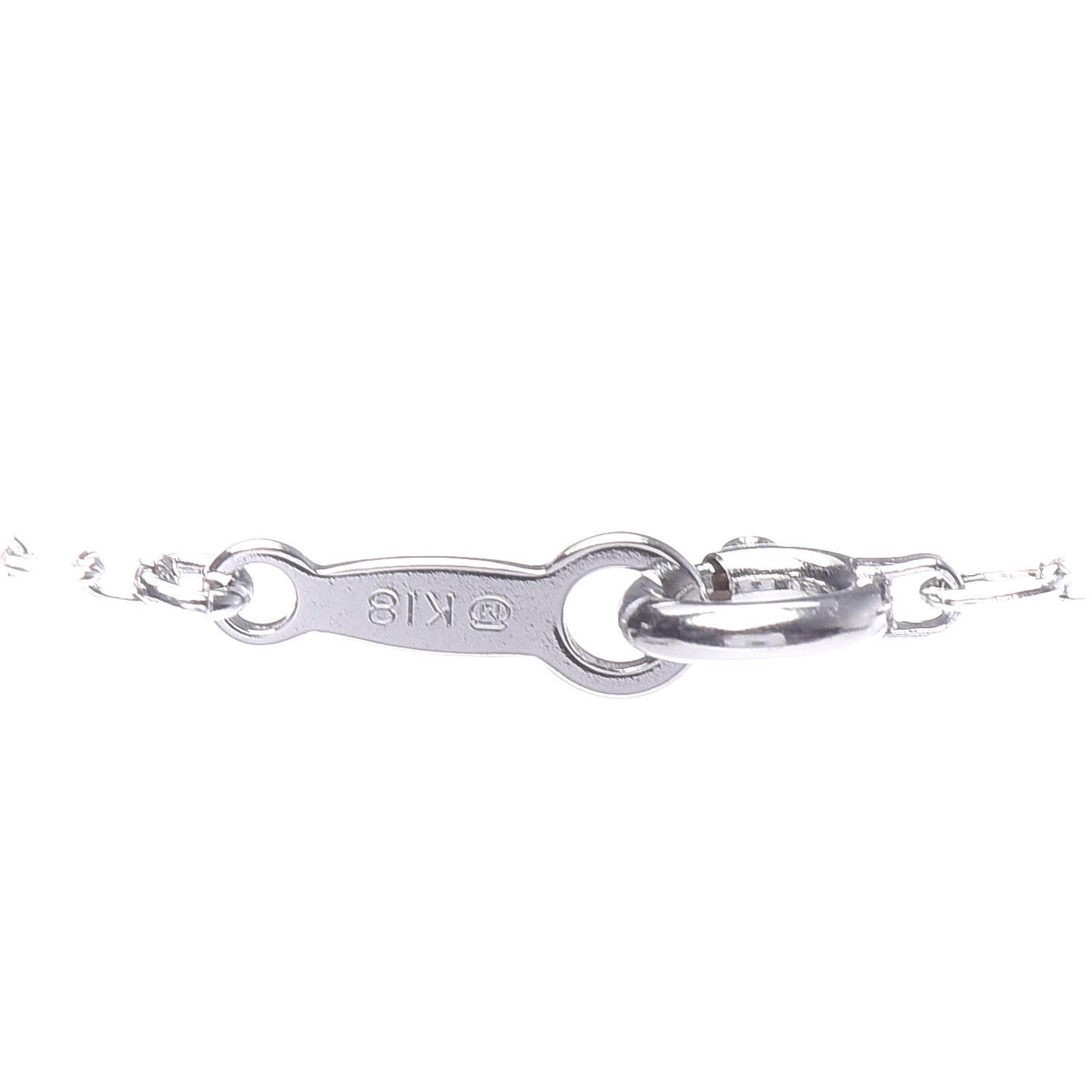 18K White Gold Diamond Akoya Pearl 12mm Pendant Necklace
