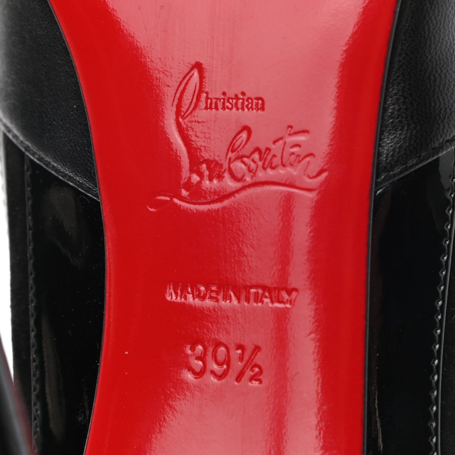 Christian Louboutin Kid Patent Super Pump 100 Pumps 39.5 Black 7 of 10