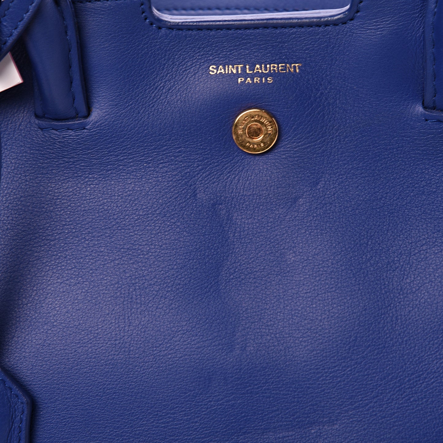 Calfskin Suede Baby Monogram Downtown Cabas Ultramarine