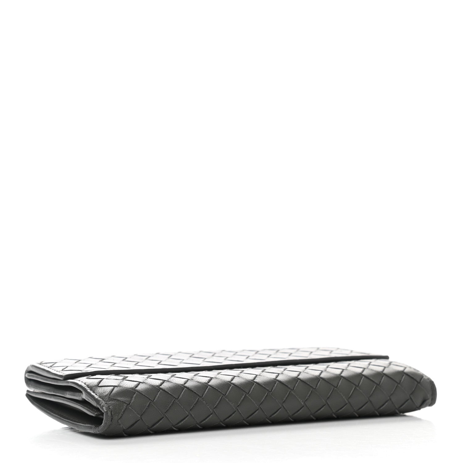 Bottega Veneta Nappa Intrecciato Continental Wallet Grey 4 of 11