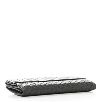 Bottega Veneta Nappa Intrecciato Continental Wallet Grey 4 of 11
