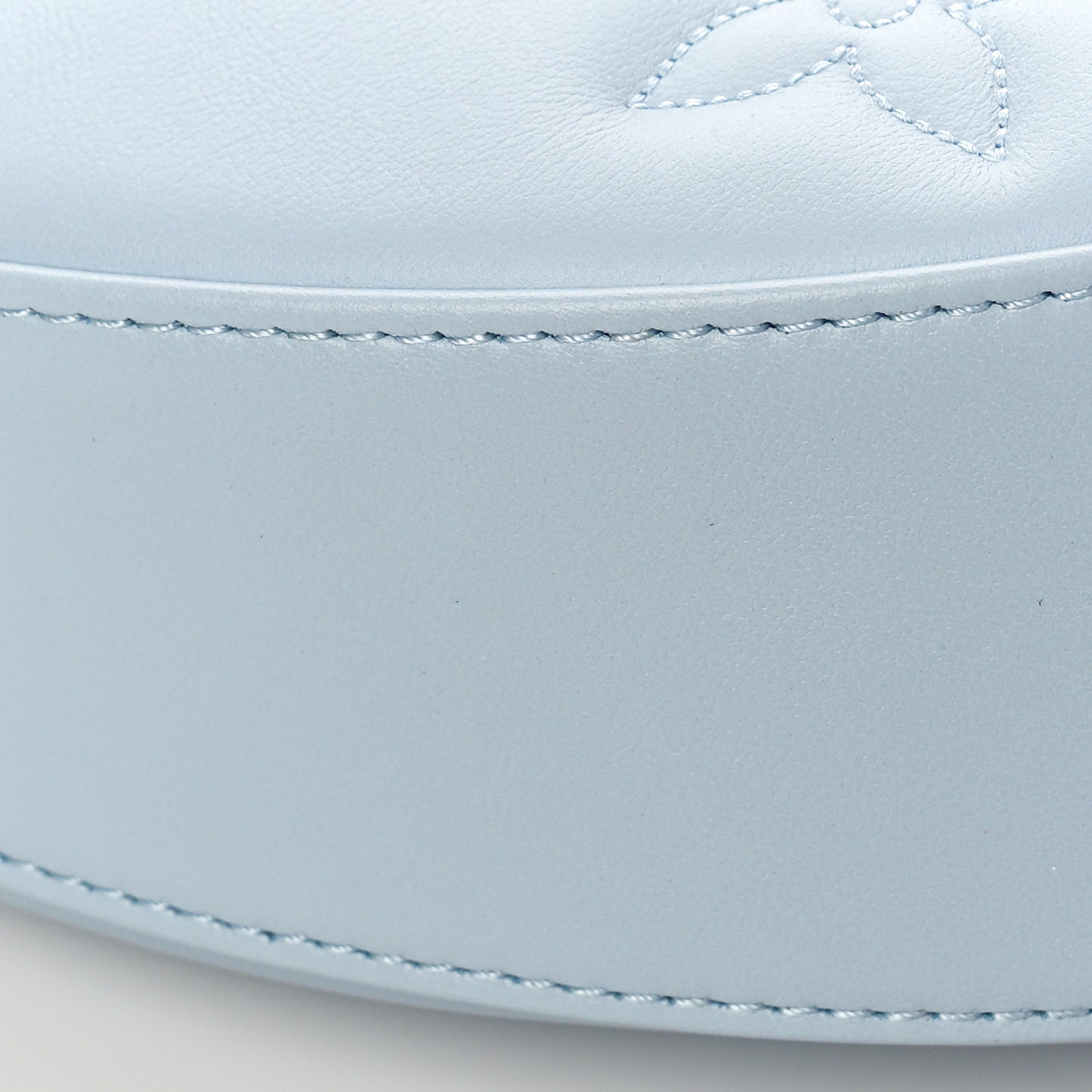 Calfskin Bubblegram Over The Moon Ice Blue