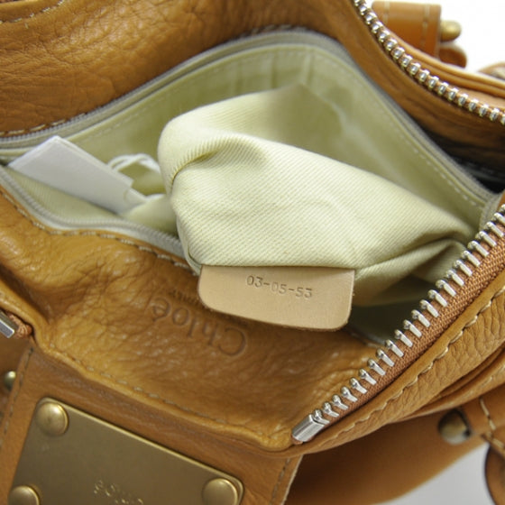 Chloe Leather Paddington Satchel Tan 9 of 9