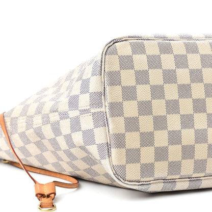 Louis Vuitton Damier Azur Neverfull MM 7 of 9
