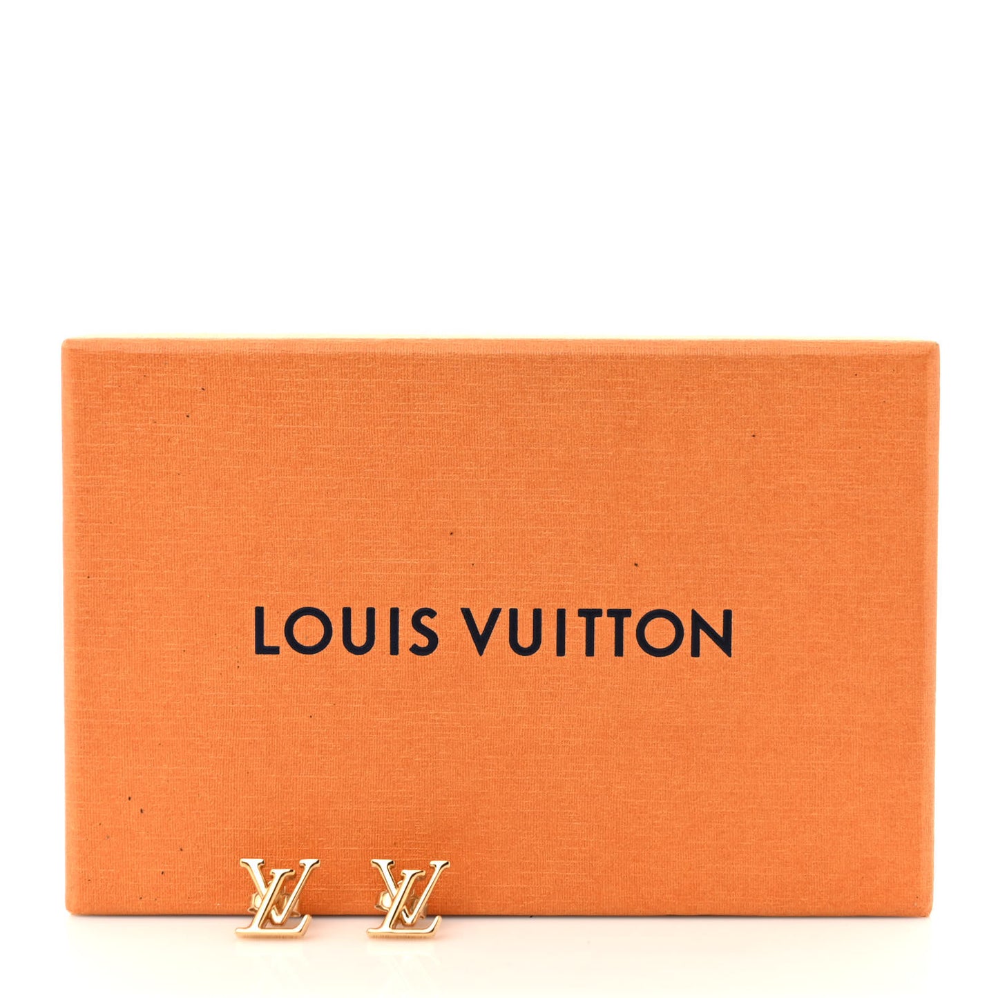 Metal LV Iconic Earrings Gold