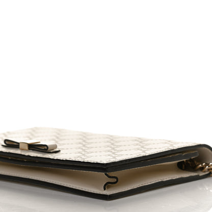 Gucci Guccissima Signature Bowy Chain Wallet Mystic White 8 of 10