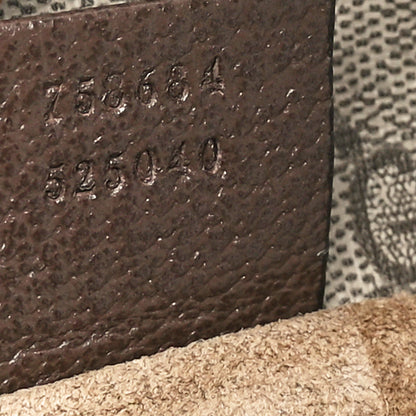 Gucci GG Supreme Monogram Calfskin Web Medium Jackie 1961 Shoulder Bag Beige Brown Sugar 8 of 11