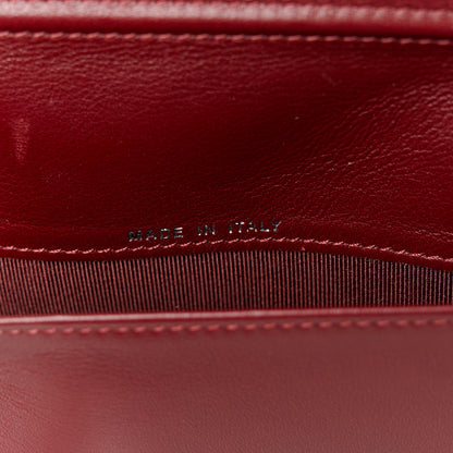 Chanel Patent Quilted Large Zip Around Agenda Red 9 of 10