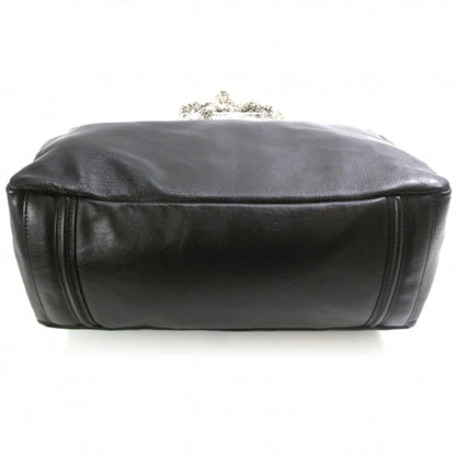 Chanel Leather Mademoiselle Lock Large Shopper Tote Black 4 of 12