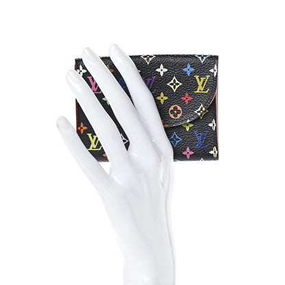 Louis Vuitton Monogram Multicolor Business Card Holder Black 2 of 12