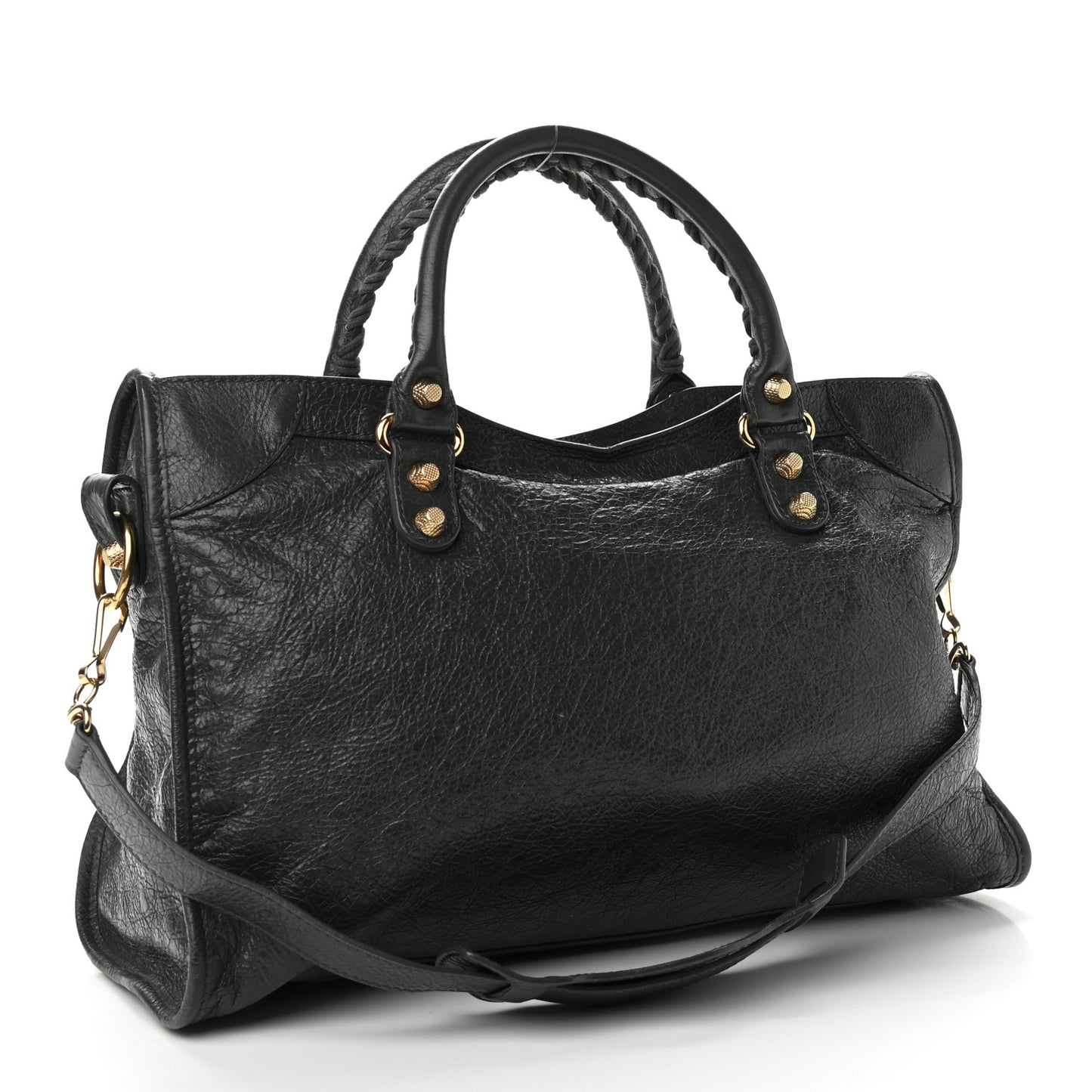 Agneau Giant 12 Gold Hardware City Gris Fossile