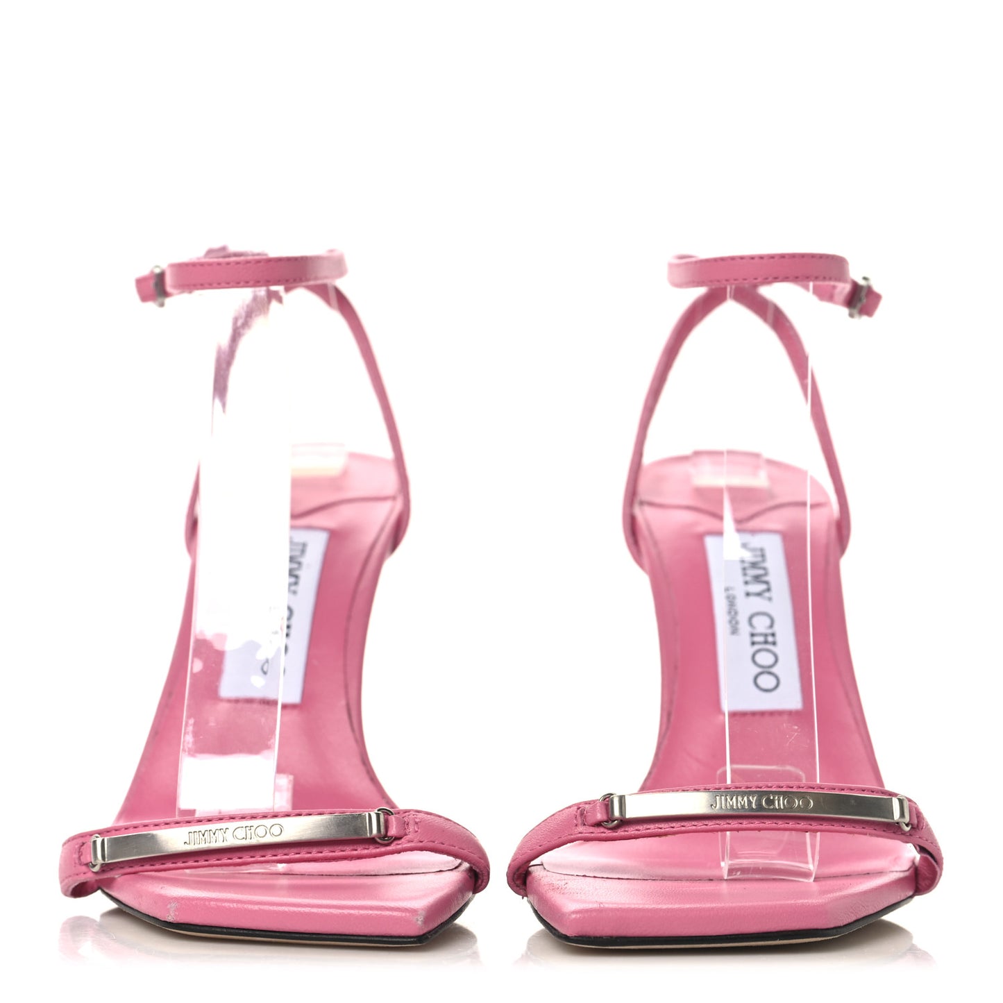 Calfskin Jaxon 95 Sandals 36 Pink