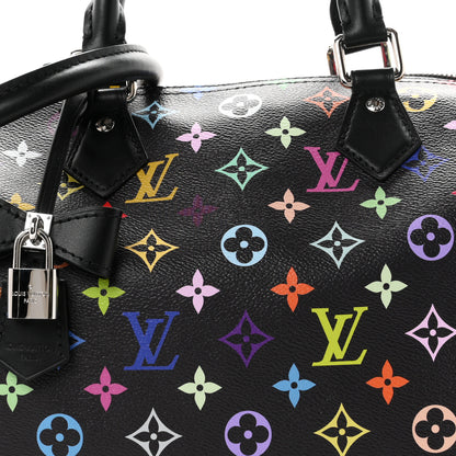Louis Vuitton LV X TM Monogram Multicolor Speedy Soft 30 Black 7 of 9