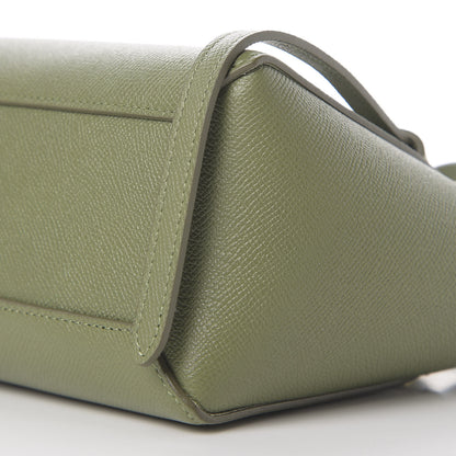 Celine Grained Calfskin Micro Belt Bag Olive 7 of 9