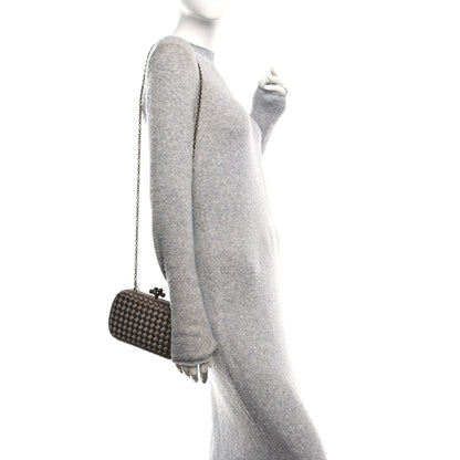 Bottega Veneta Satin Intreccio Impero Ayers Chain Knot Taupe 2 of 9