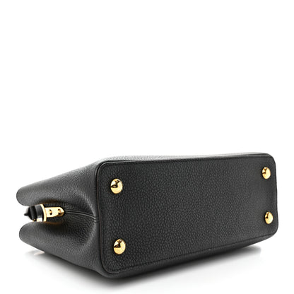 Louis Vuitton Taurillon Capucines PM Black 4 of 12