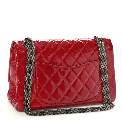 Chanel Aged Glazed Calfskin Quilted 2.55 Reissue 226 Flap Red 3 of 14